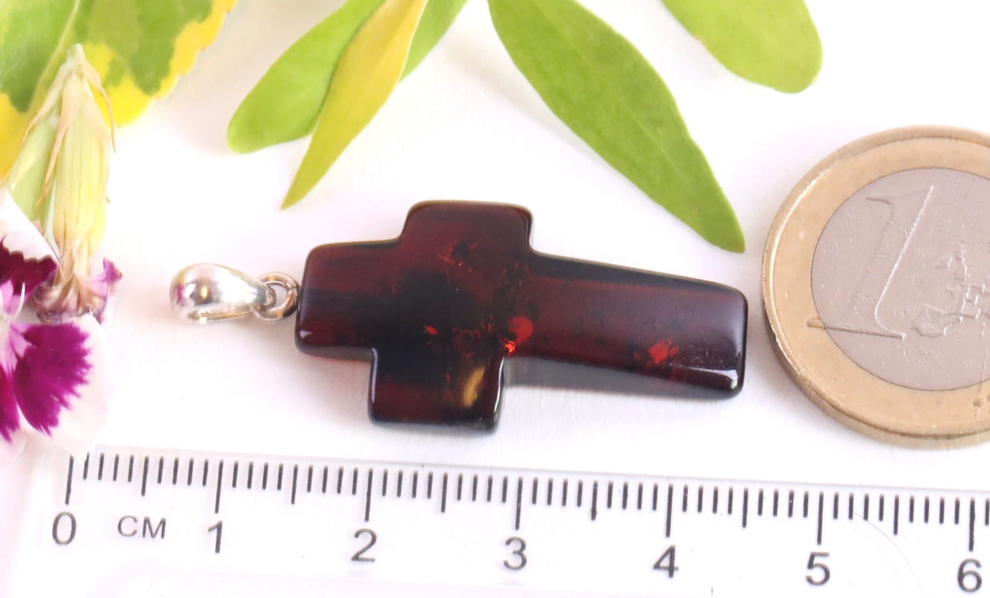 This Weeks Special Offer ! Baltic Amber Cross Pendant.