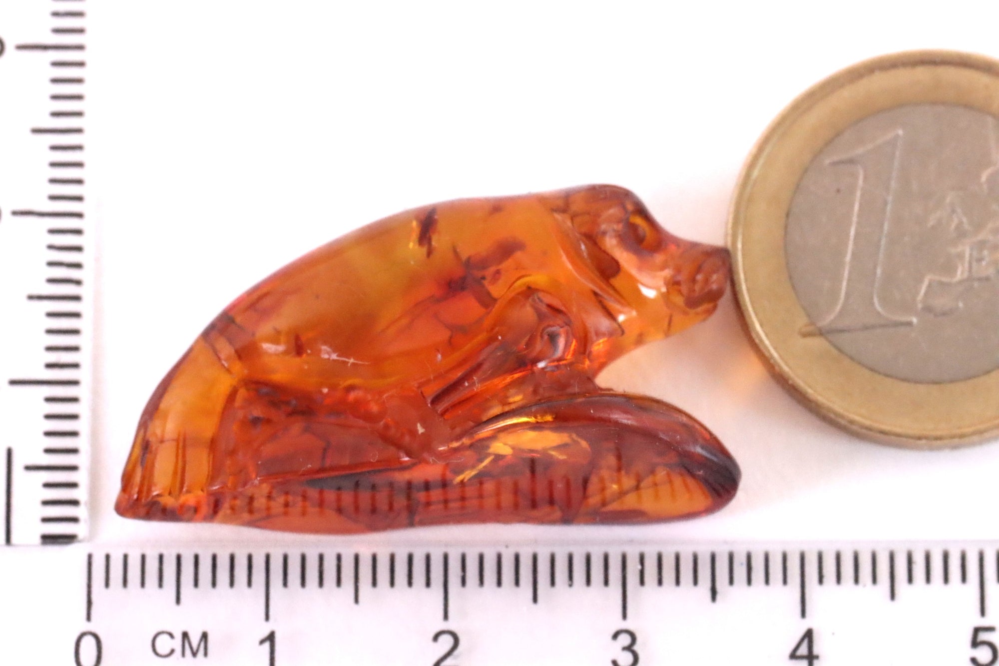 Seal Amber Figurine