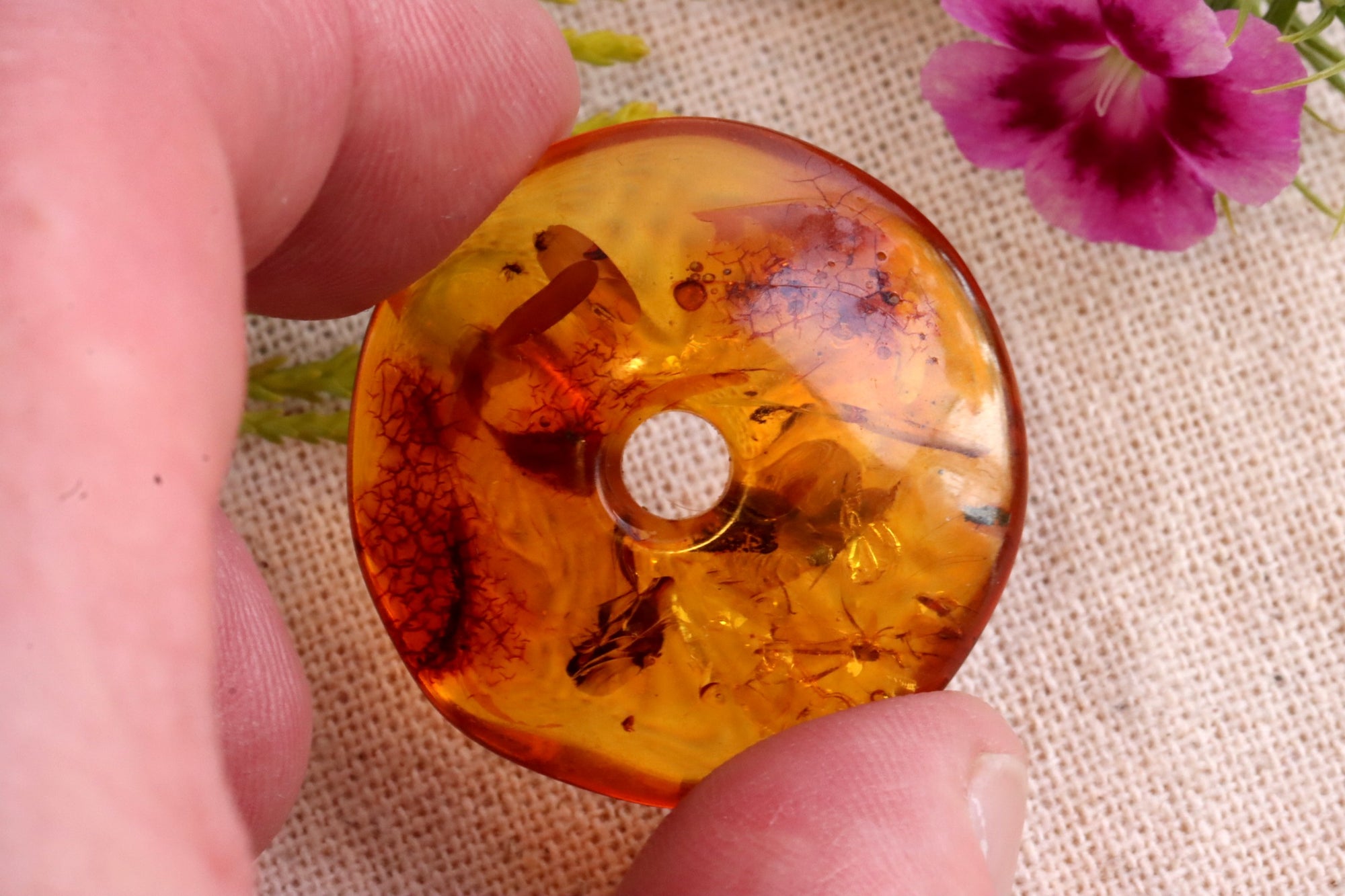 Healing Energy Natural Baltic Amber Amulet