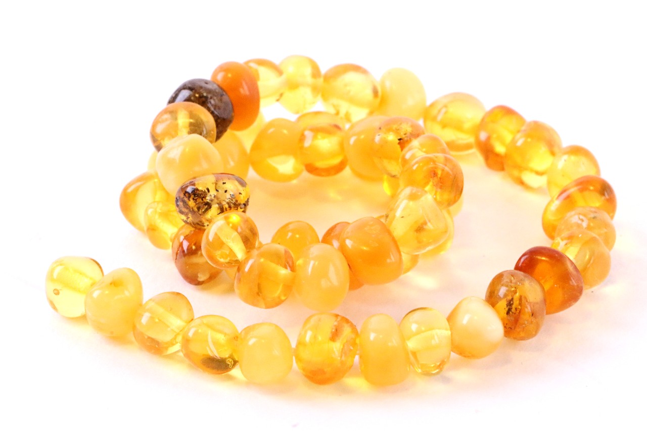 Baroque Natural Shape Amber Beads