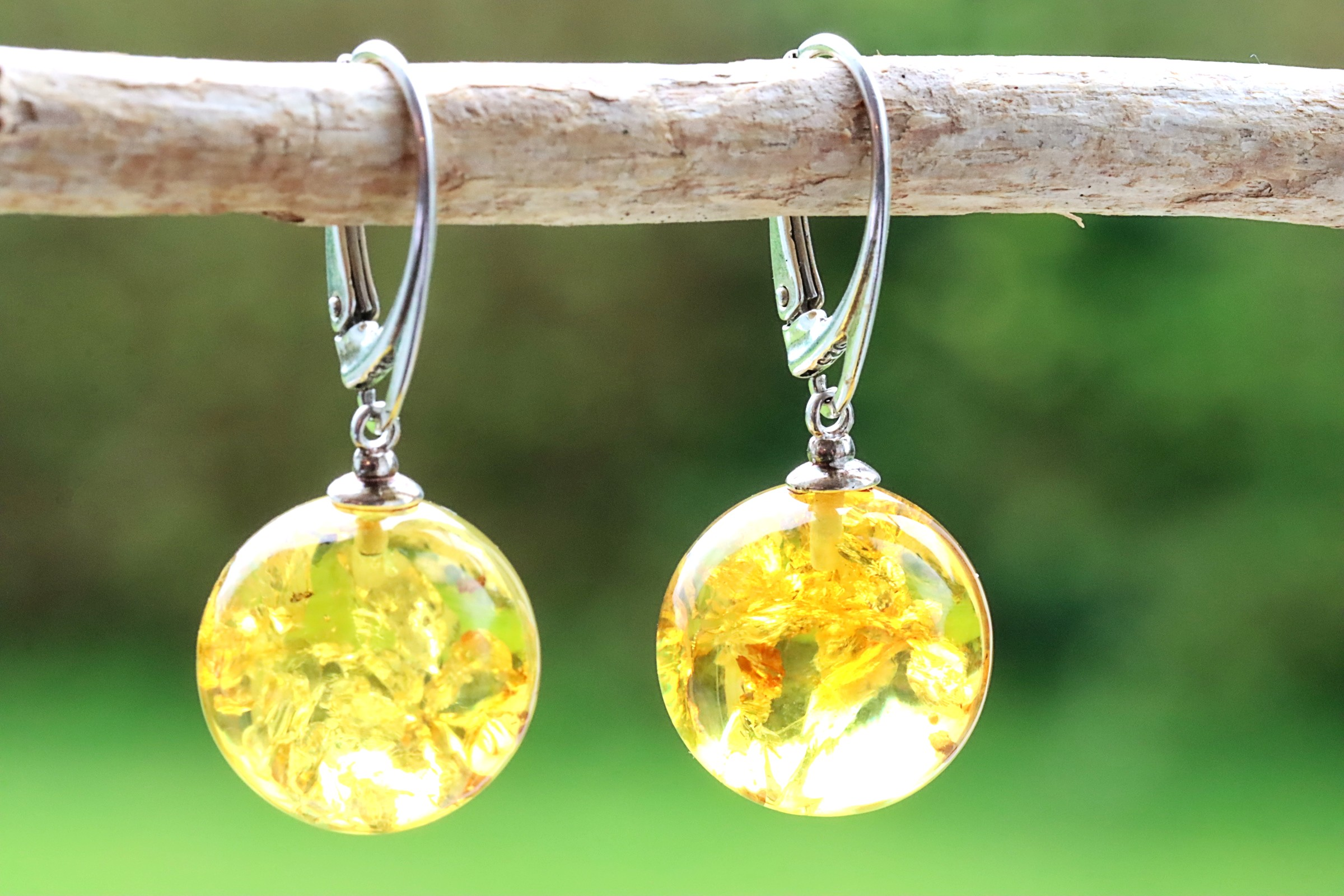 Amber Earrings