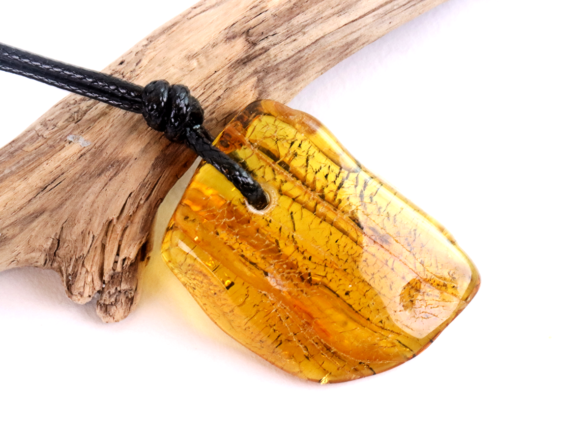 Insect in Baltic Amber Amulet Pendant