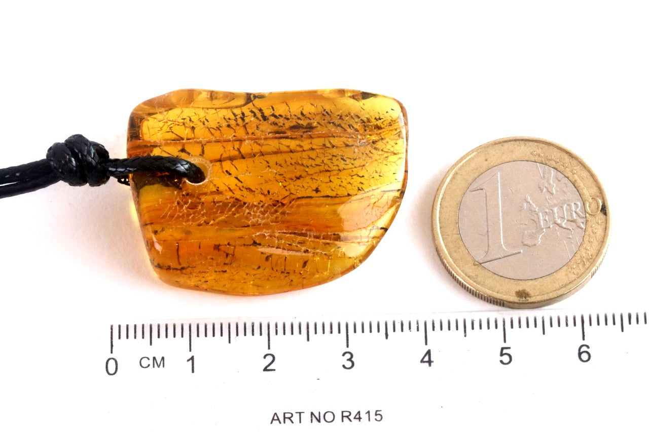Insect in Baltic Amber Amulet Pendant