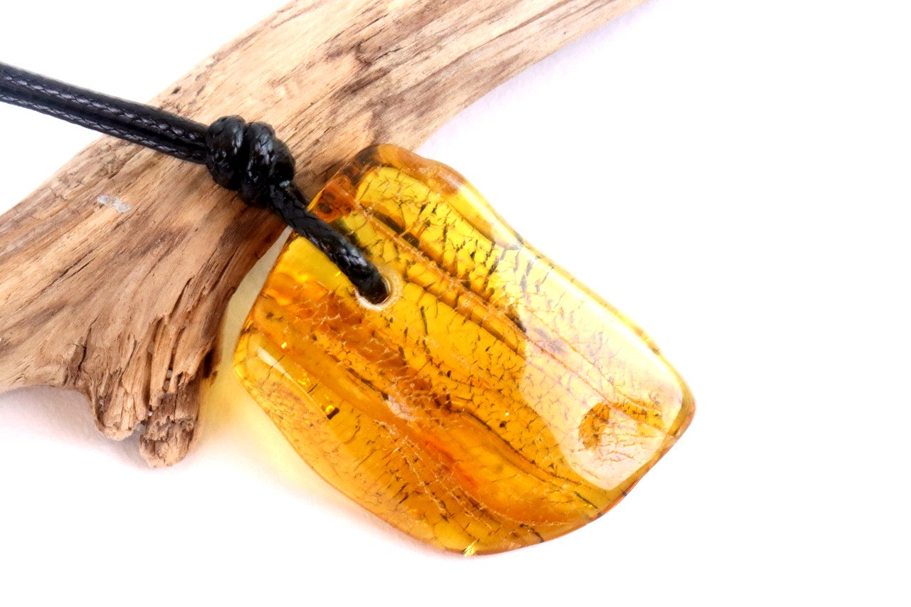 Insect in Baltic Amber Amulet Pendant