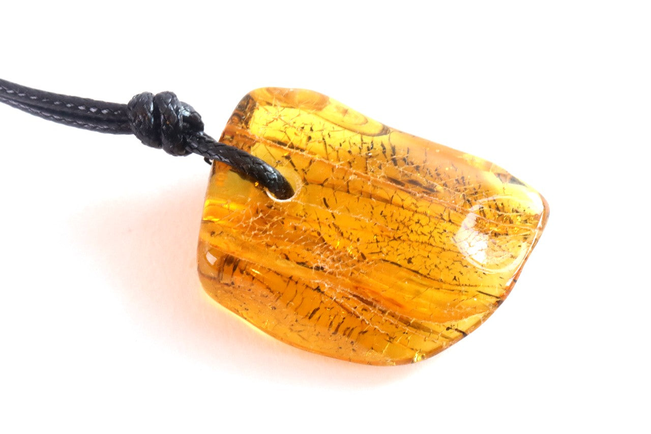 Insect in Baltic Amber Amulet Pendant