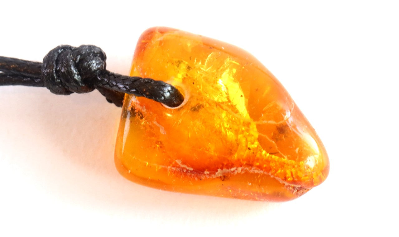 Unusal Insect in Baltic Amber Amulet