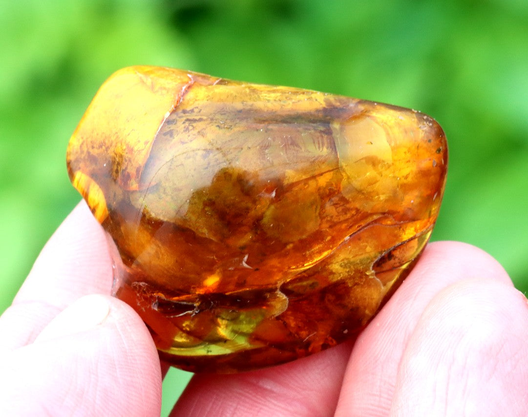 Baltic Amber Meditation Stone