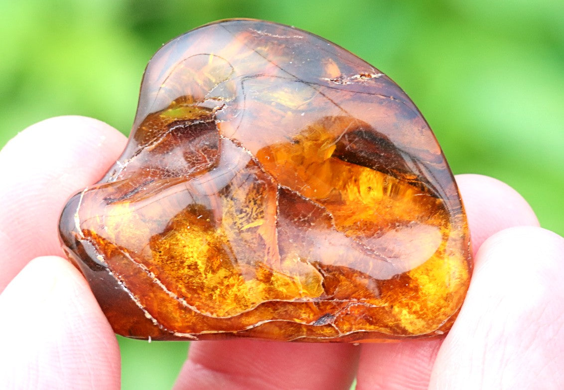 Baltic Amber Meditation Stone