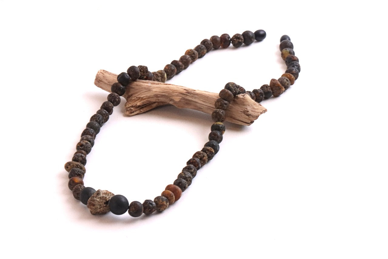Raw Natural Amber Necklace