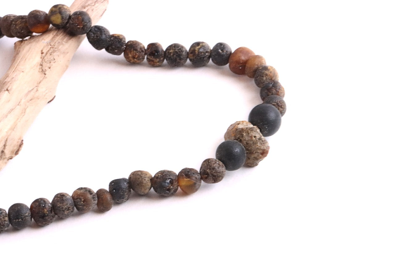 Raw Natural Amber Necklace