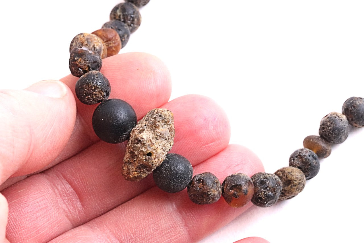 Raw Natural Amber Necklace