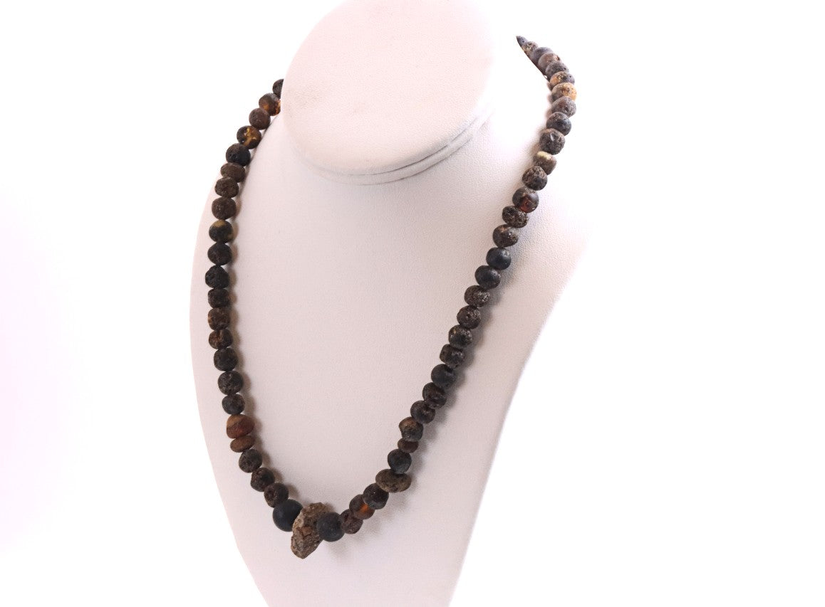 Raw Natural Amber Necklace