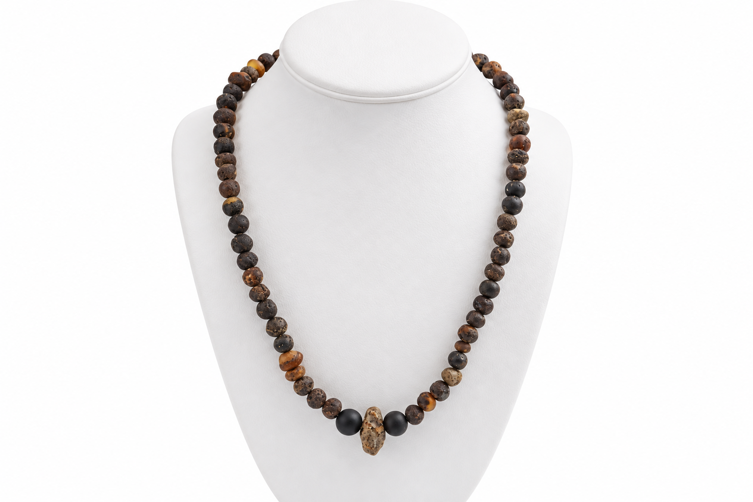 Raw Natural Amber Necklace