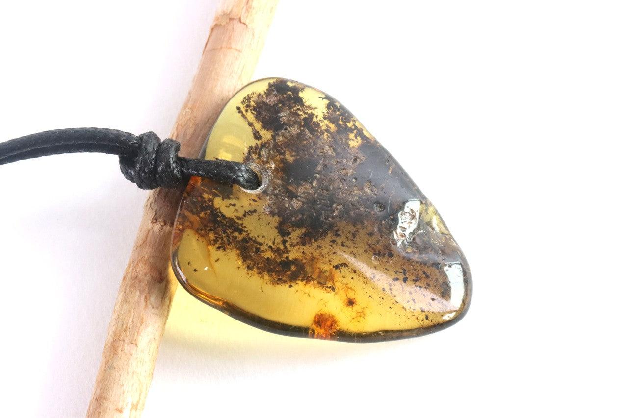 Natural Shape Baltic Amber Amulet