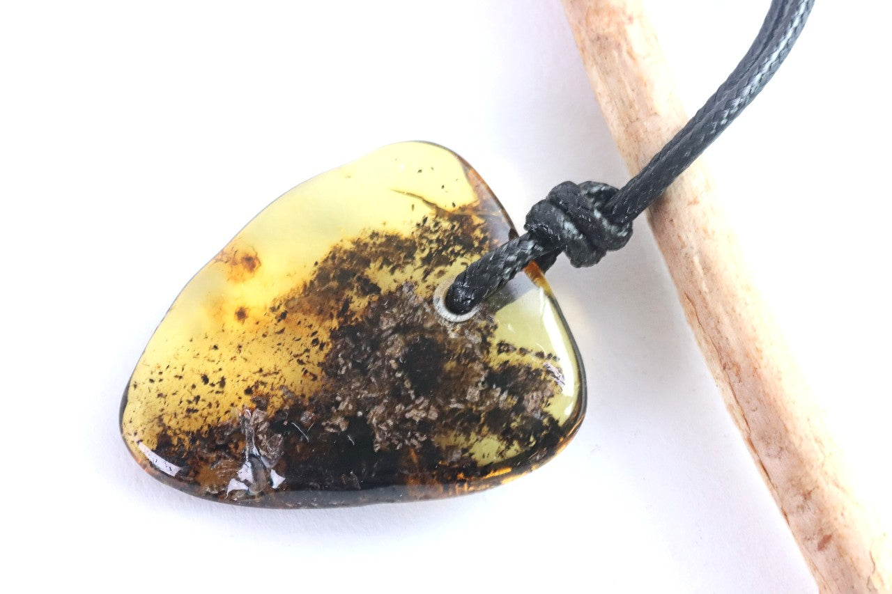 Natural Shape Baltic Amber Amulet
