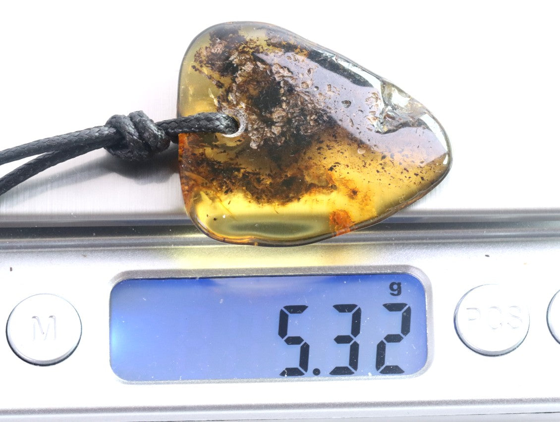 Natural Shape Baltic Amber Amulet