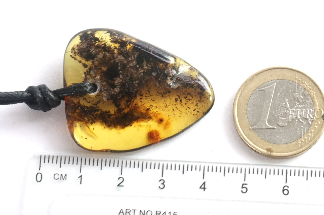 Natural Shape Baltic Amber Amulet