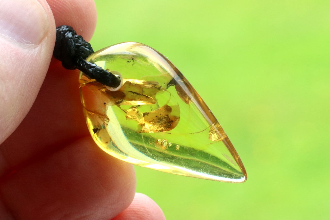 Natural Shape Baltic Amber Amulet