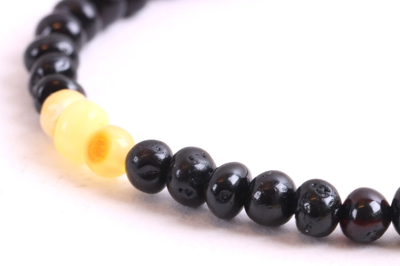 Dark Bead Adult Ankle Bracelet