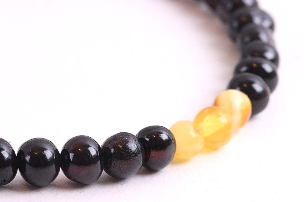 Dark Bead Adult Ankle Bracelet