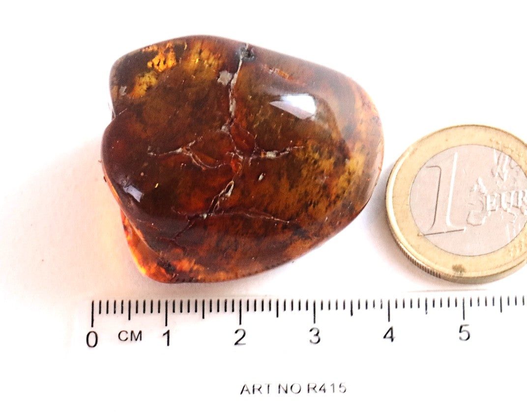 Smooth Healing Palm Stone for Stress Relief & Mindful Moments