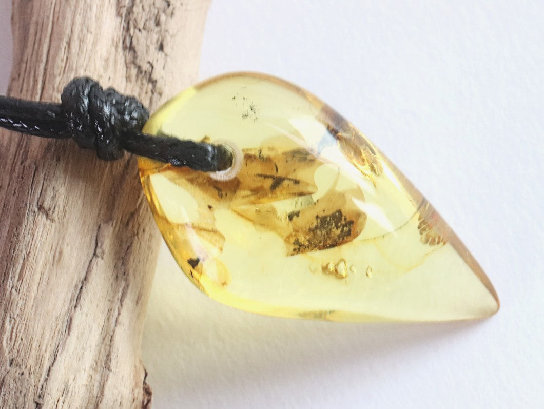 Natural Shape Baltic Amber Amulet