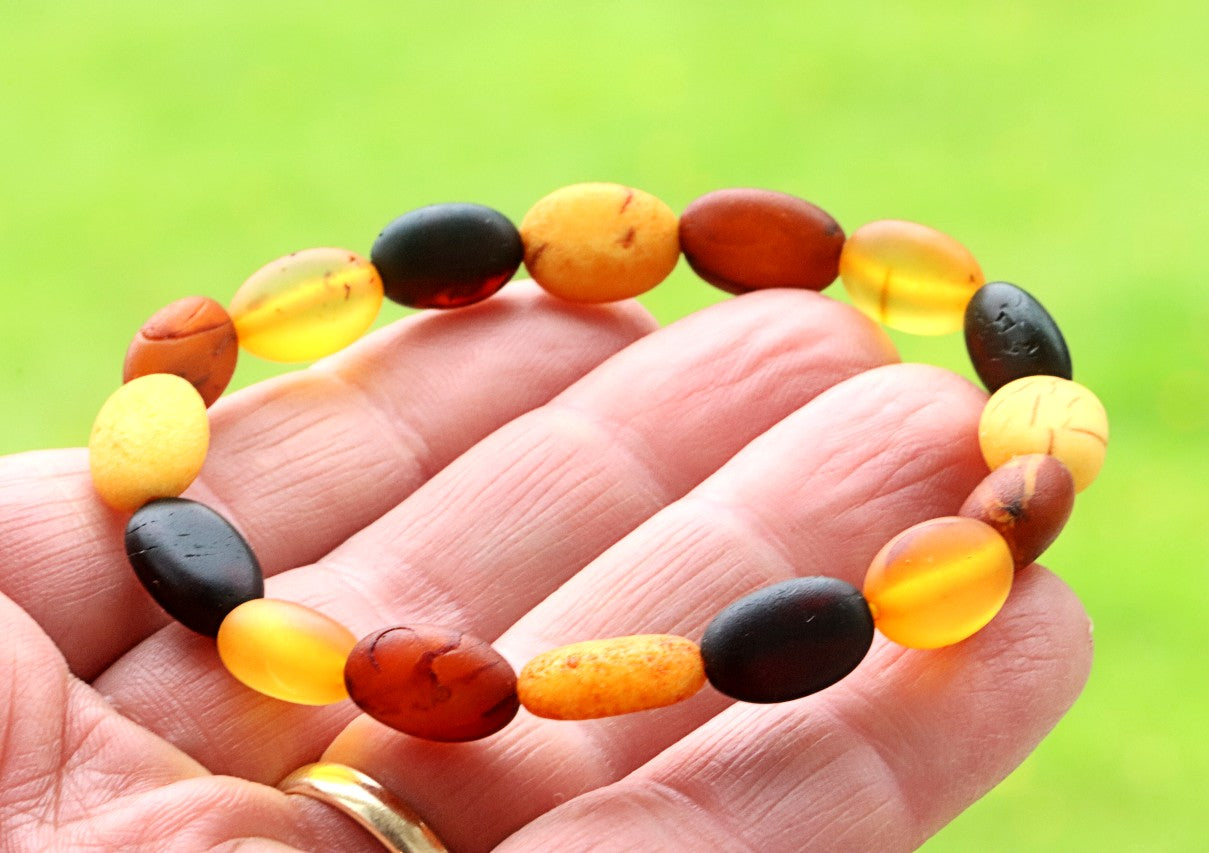 Earthy Amber Bracelet