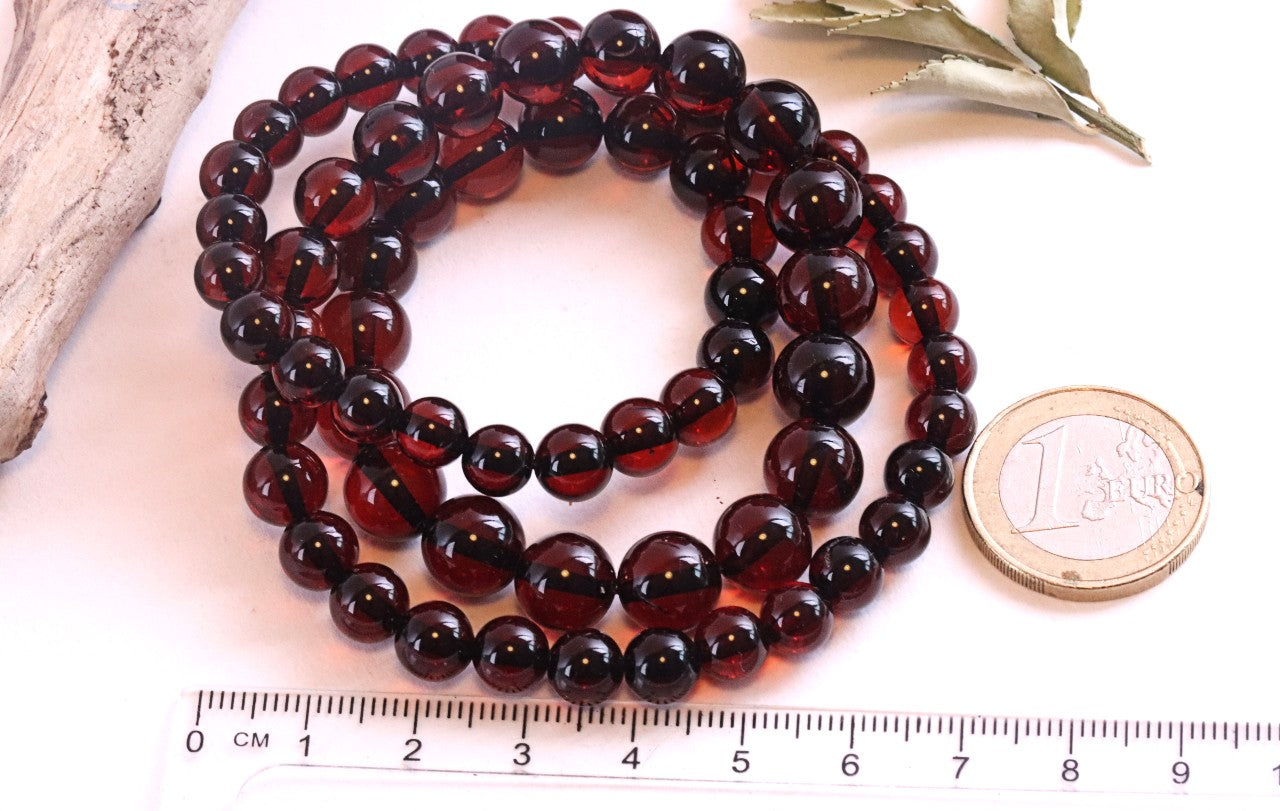 Grade AAA Quality Perfect Round Amber Beads For Crafting