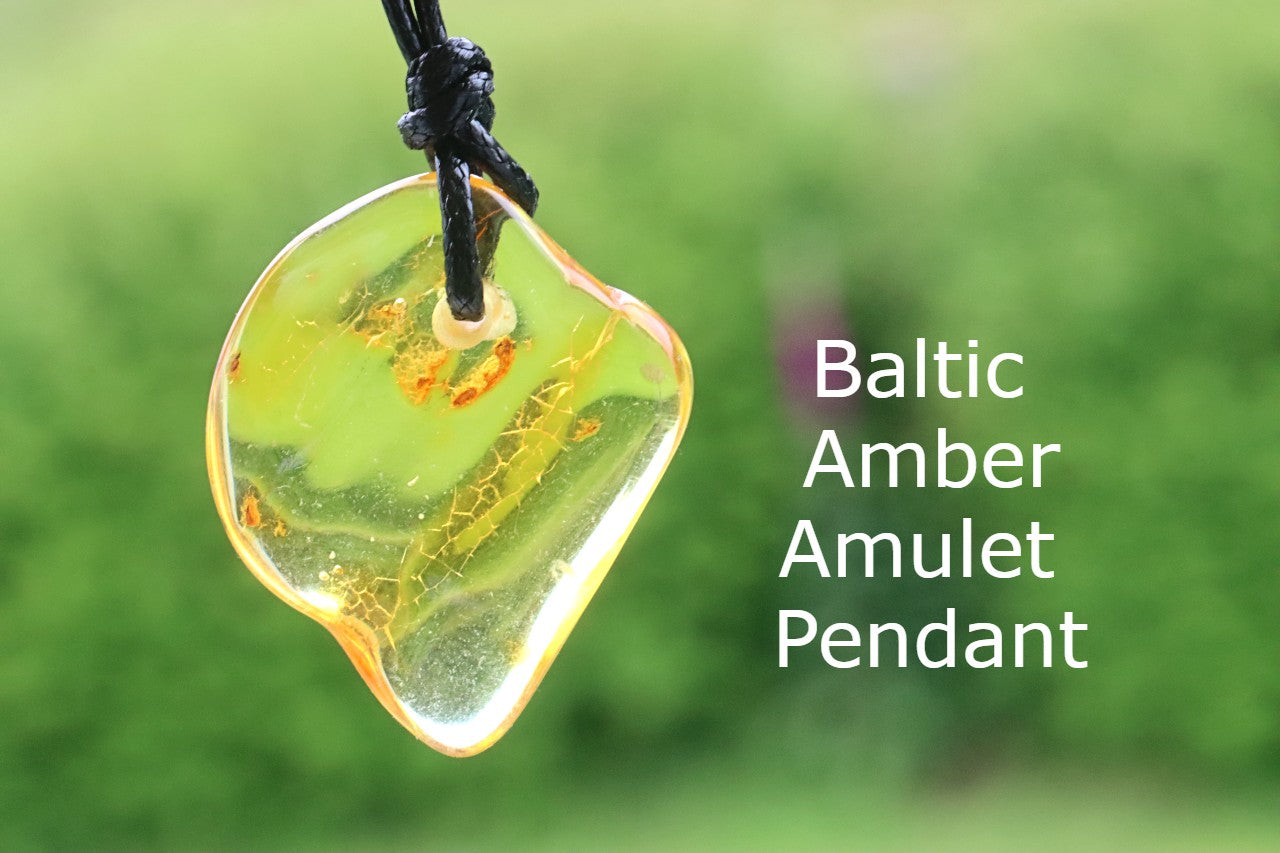 Amber Amulet Pendant
