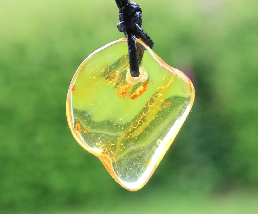 Amber Amulet Pendant