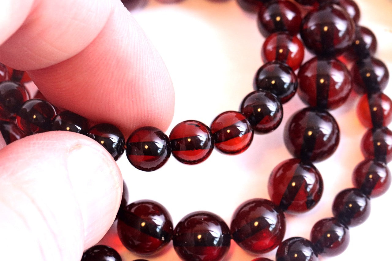 Grade AAA Quality Perfect Round Amber Beads For Crafting