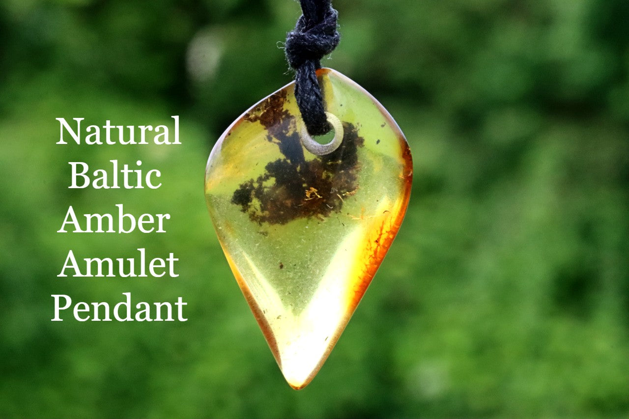 Amber Amulet Pendant