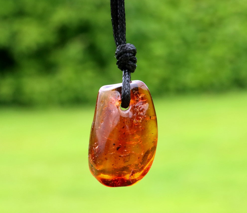 Polished Baltic Amber Amulet
