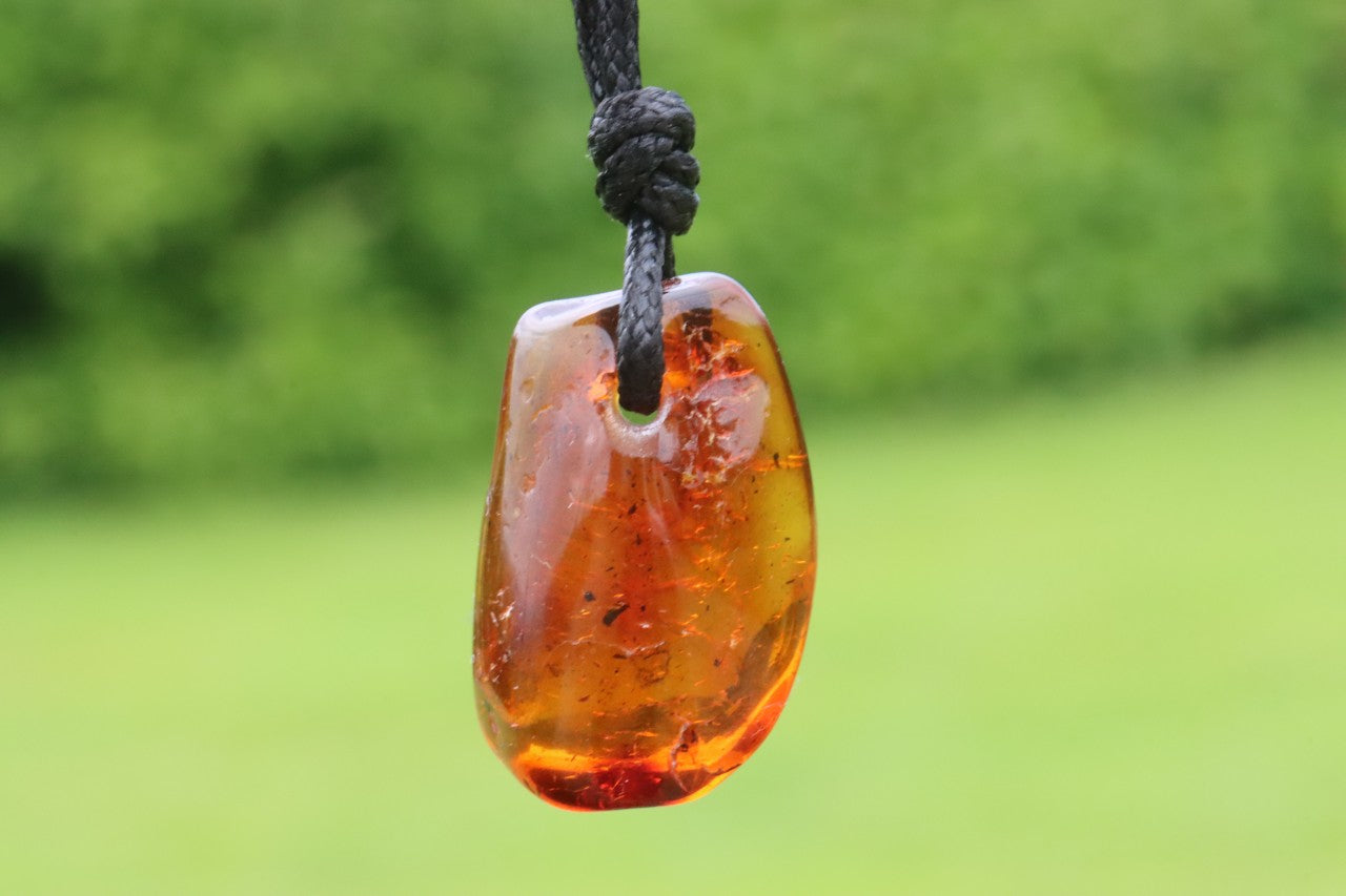 Polished Baltic Amber Amulet