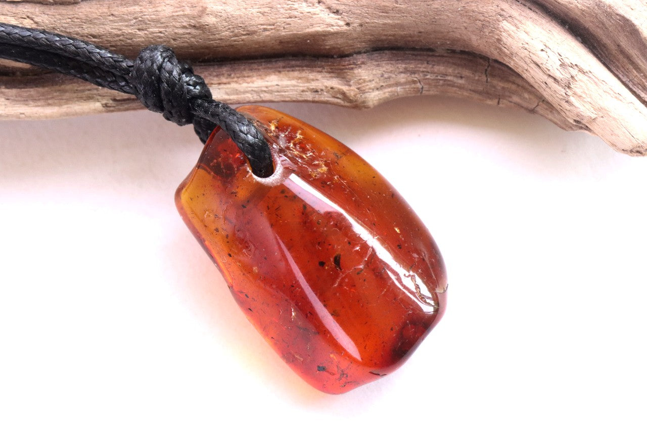 Polished Baltic Amber Amulet
