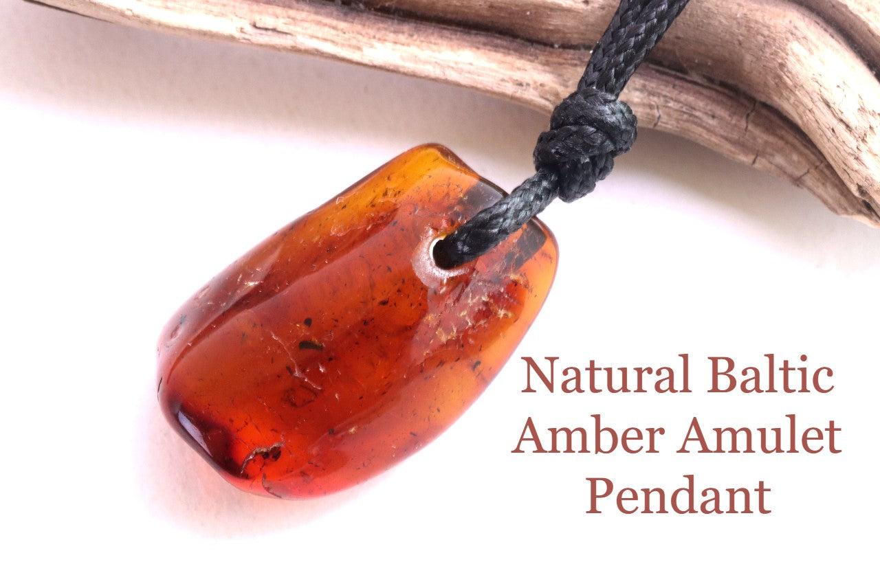 Polished Baltic Amber Amulet