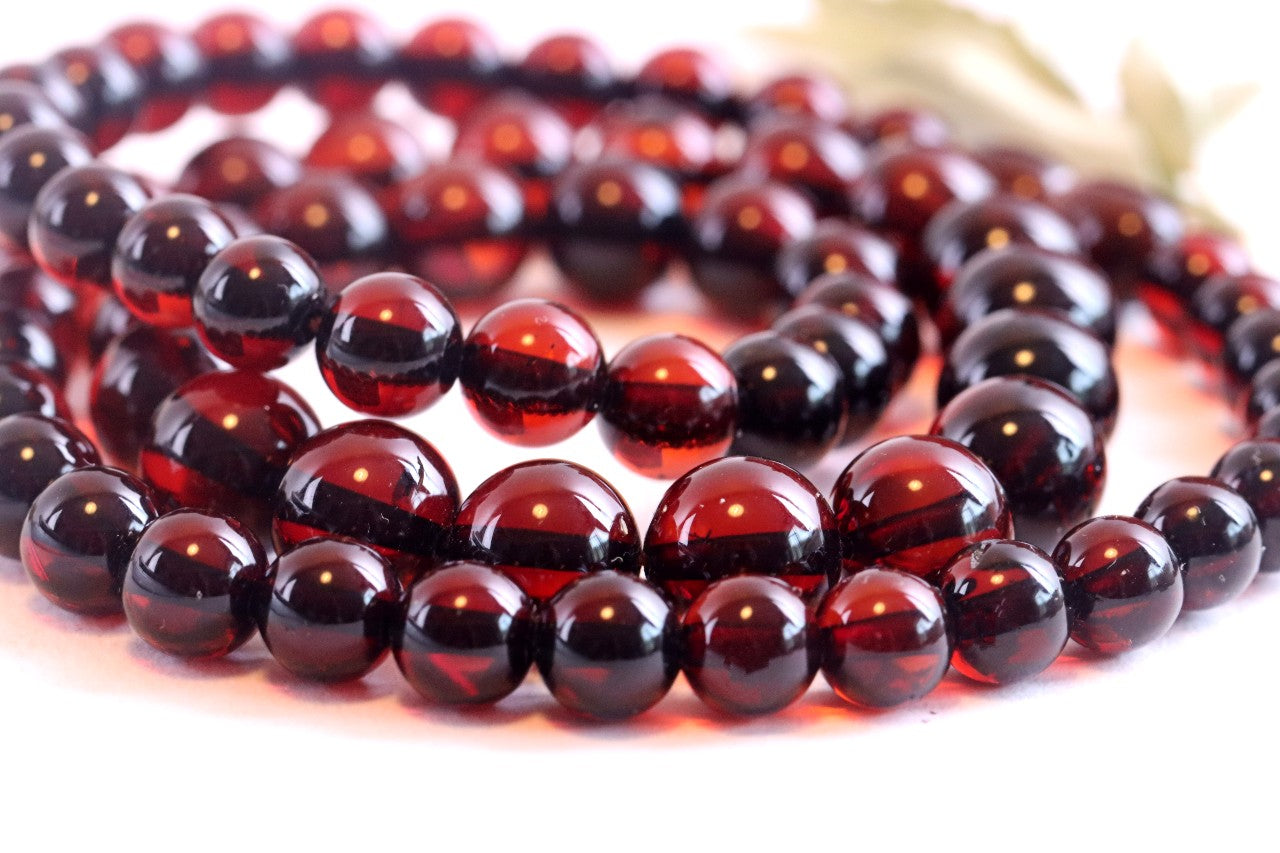 Grade AAA Quality Perfect Round Amber Beads For Crafting