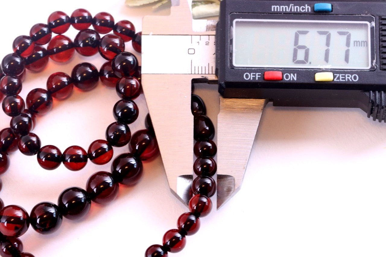 Grade AAA Quality Perfect Round Amber Beads For Crafting