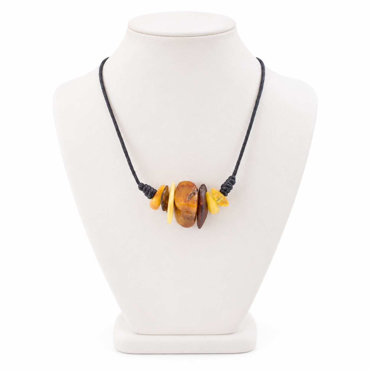 Handmade Baltic Amber Amulet Necklace