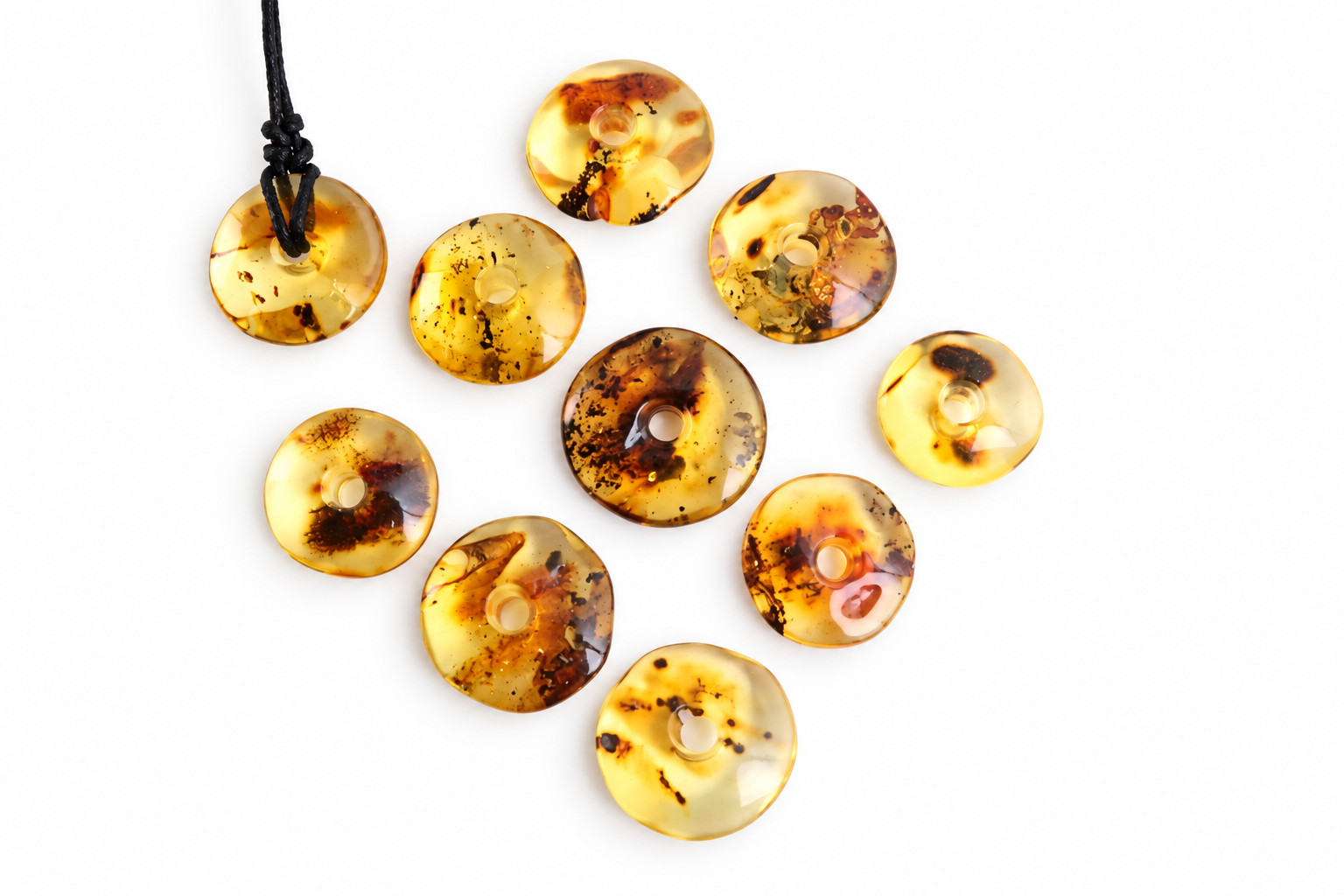 Polished Donut Amulet Pendant