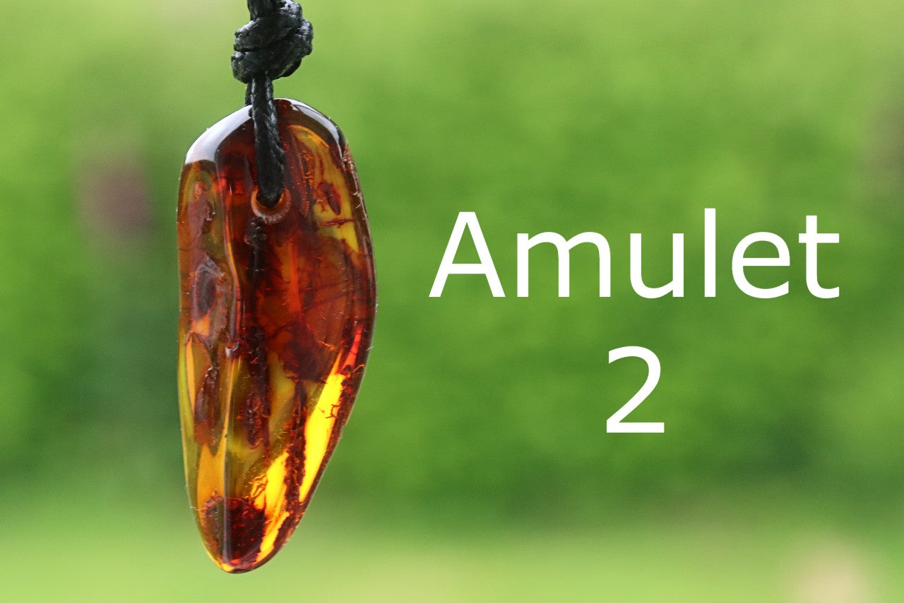 2 X Amber Amulet Gift Pair to Share
