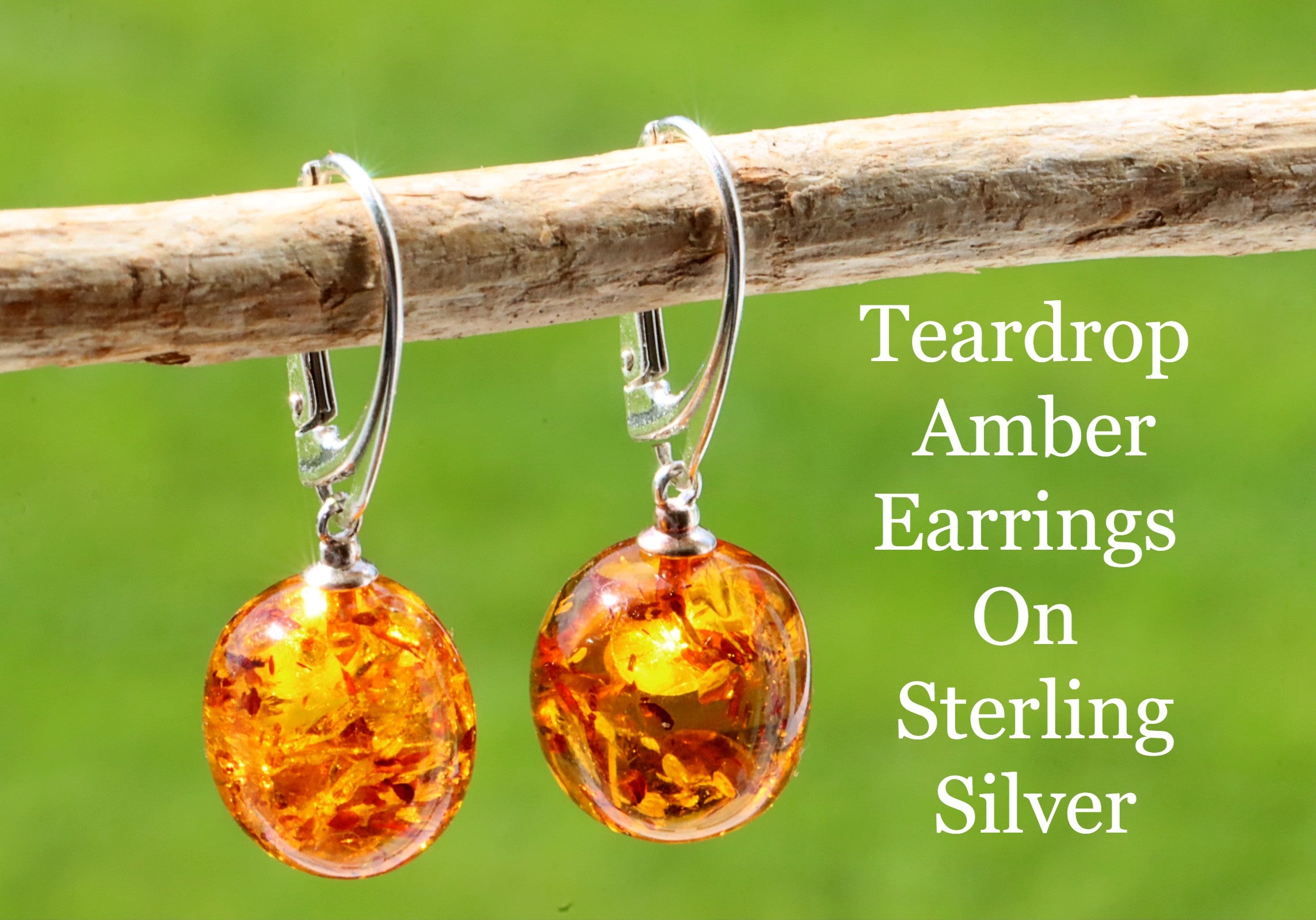 Baltic Amber Drop Earrings