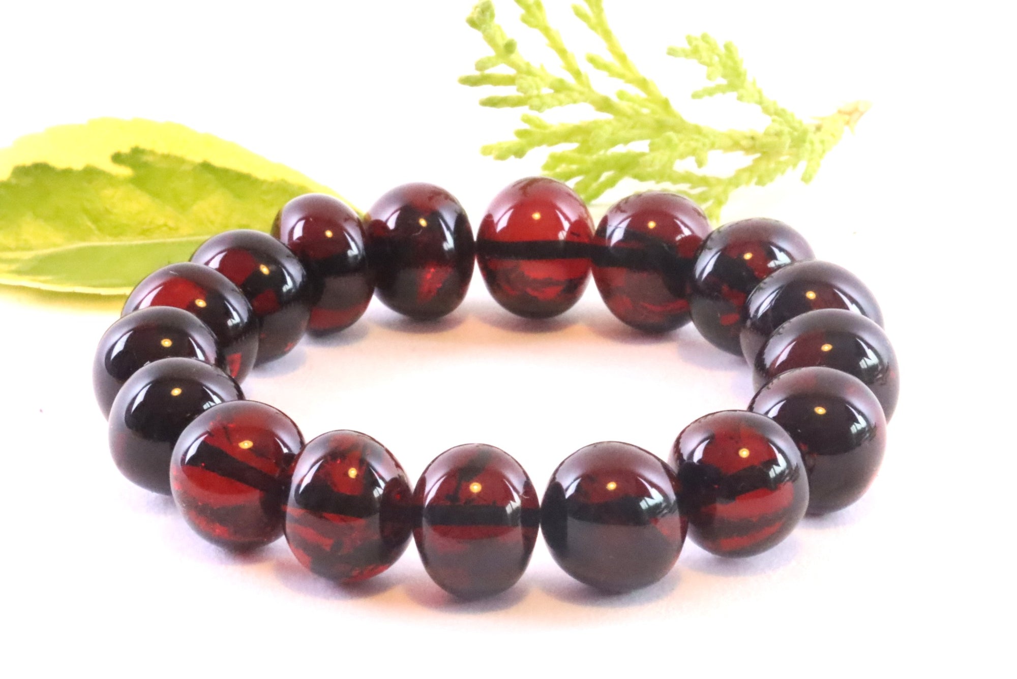 Luxurious Cherry Amber Bracelet Amber SOS Amber SOS