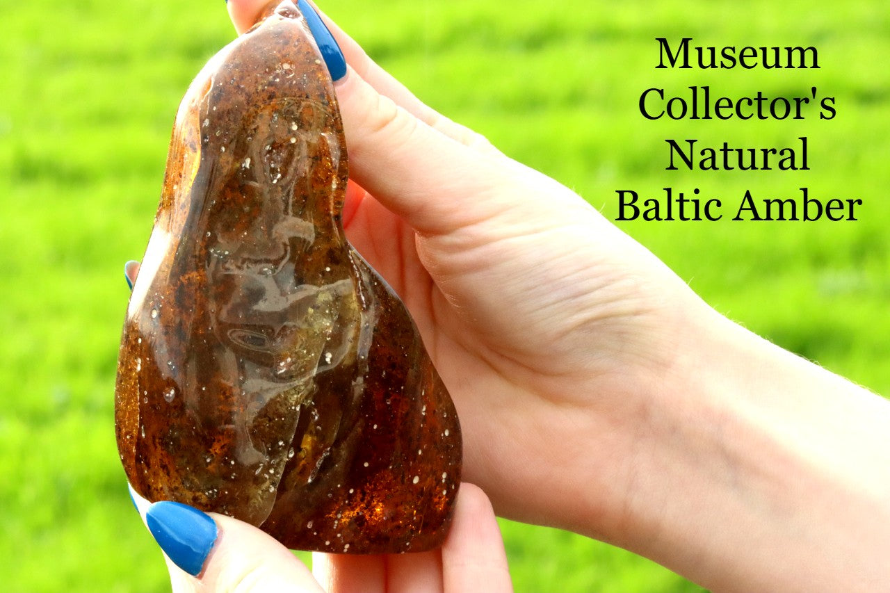 Unbelievable Large of 146g Baltic Amber Collector's Gem