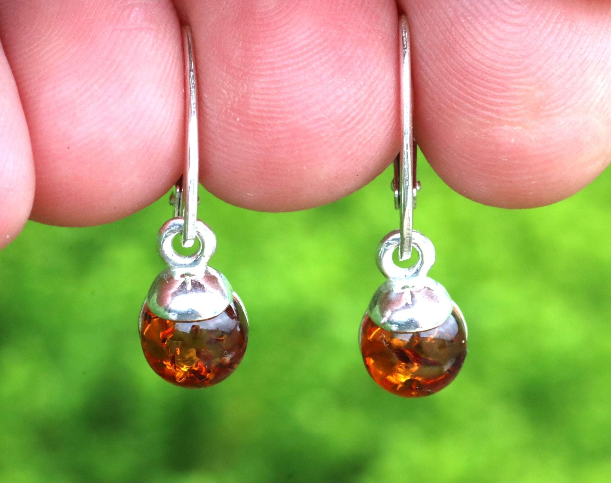 Baltic Amber Drop Earrings