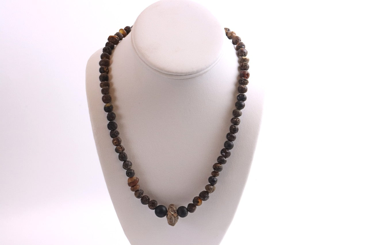 Raw Natural Amber Necklace