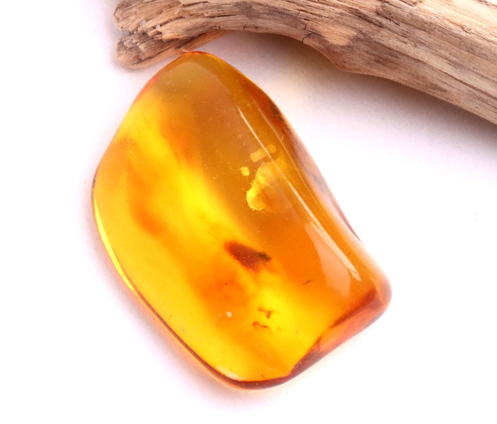 Natural Clear Baltic Amber Gemstone