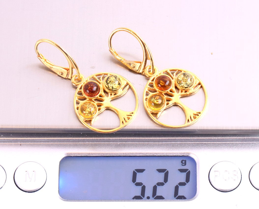 Gold Tree of Life Earrings