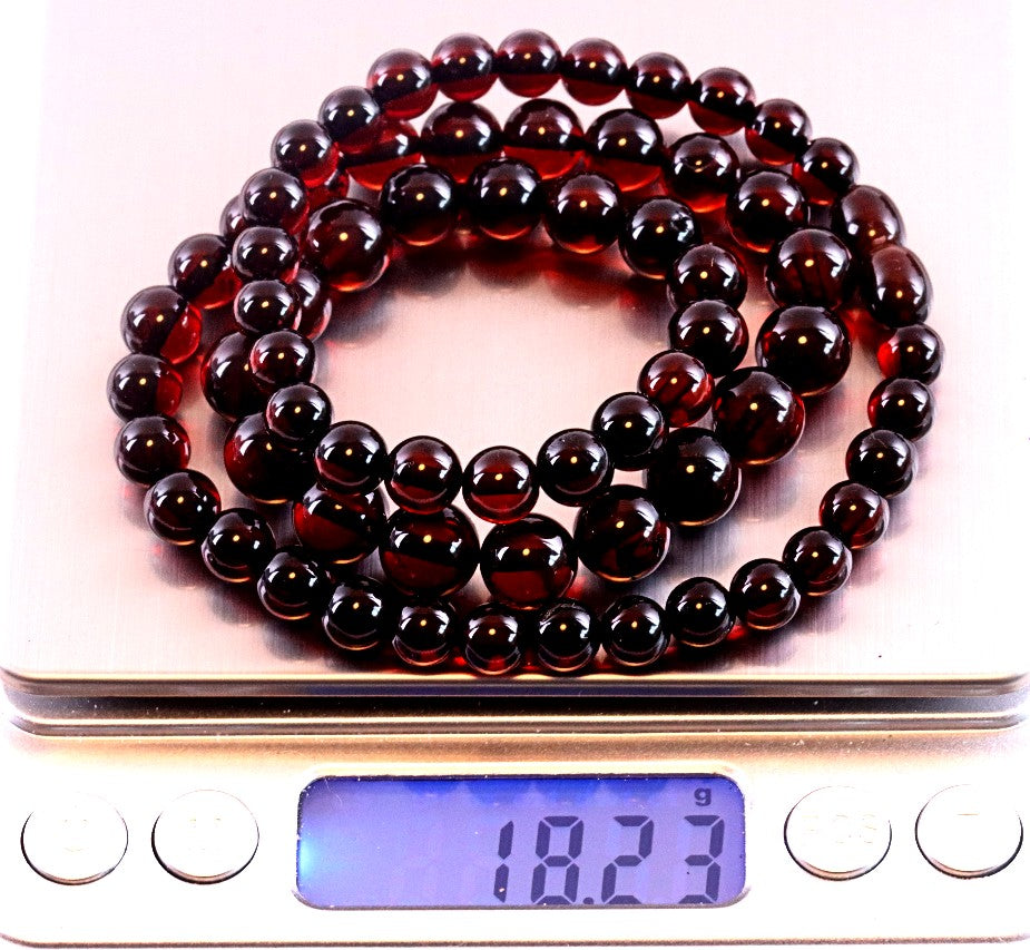 Grade AAA Quality Perfect Round Amber Beads For Crafting