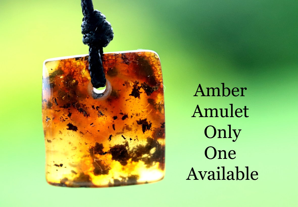 Handmade Baltic Amber Amulet